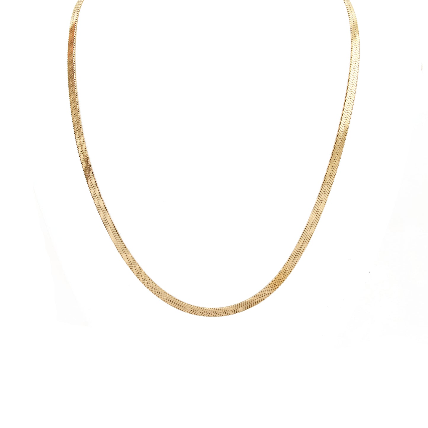 N163:Stainless Steel Titanium Classical Chunk Style Chain Necklace For Women And Men,Color Not Fade, Waterproof