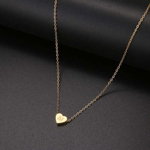 LN009:Hip-Hop Style Classic Heart Letter Pendet Neckalce For Women and Men