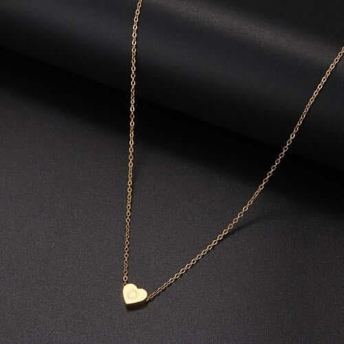 LN009:Hip-Hop Style Classic Heart Letter Pendet Neckalce For Women and Men