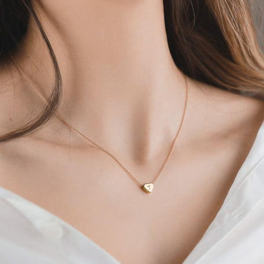 LN009:Hip-Hop Style Classic Heart Letter Pendet Neckalce For Women and Men