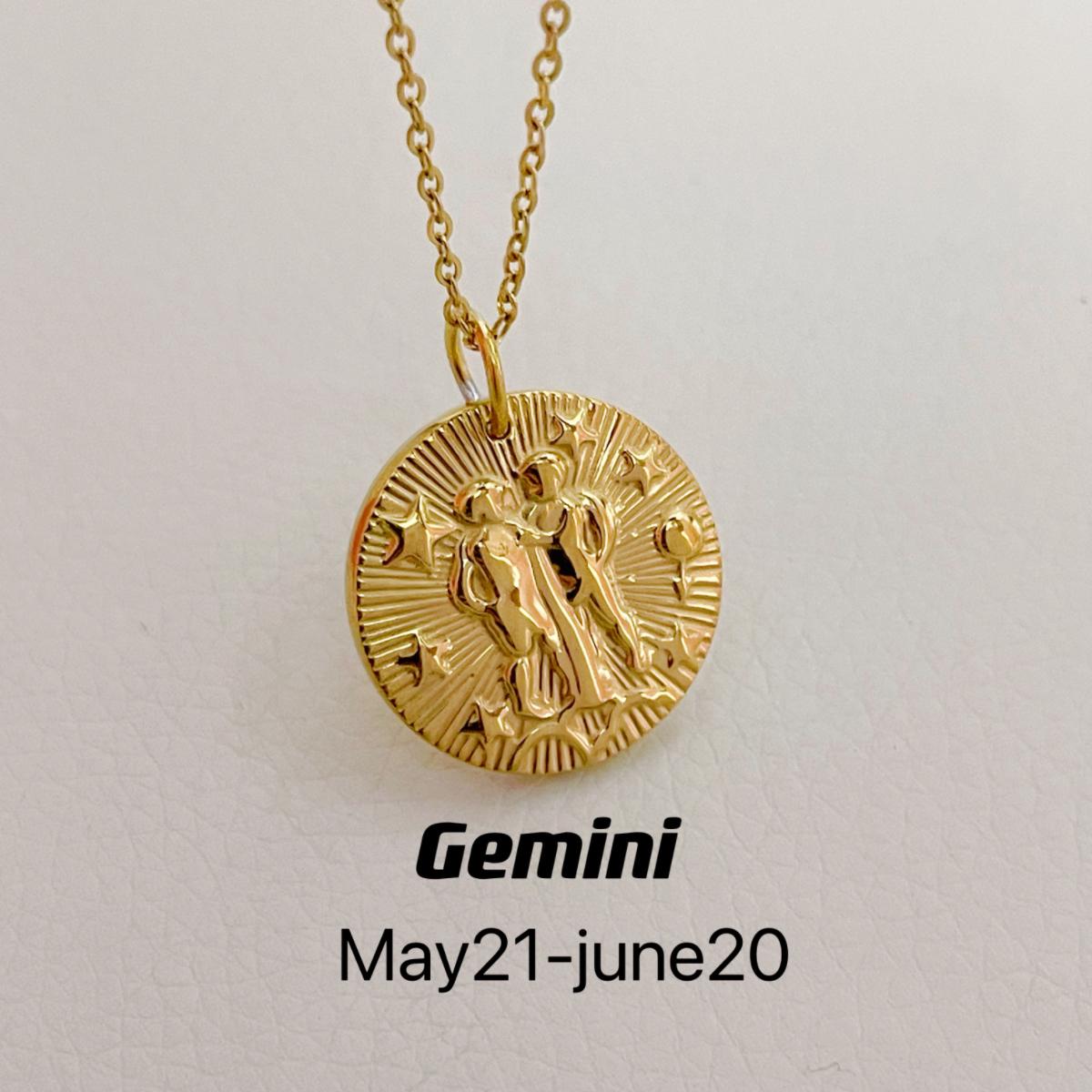 CN003:Dainty Zodiac Necklace for Women Zodiac Sign Necklaces Chain Necklaces For Women and Men