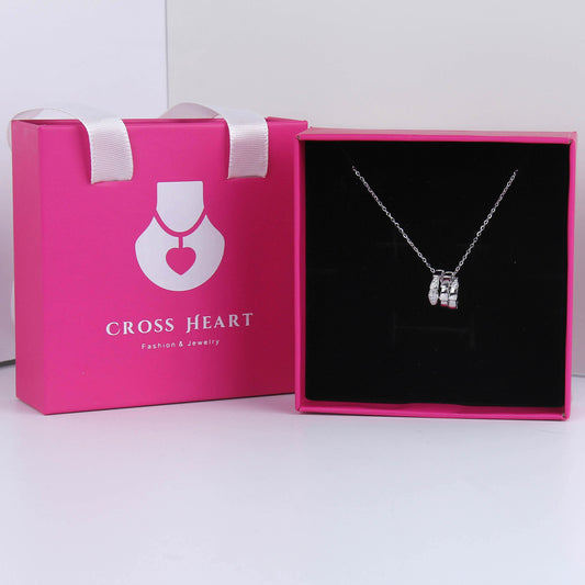 S925 Silver Coiled Snake Design Pendant necklace for women-Sterling Silver , Sparkling Zirconia Necklaces,Dainty Gifts for Mom Daughter Girlfriend.