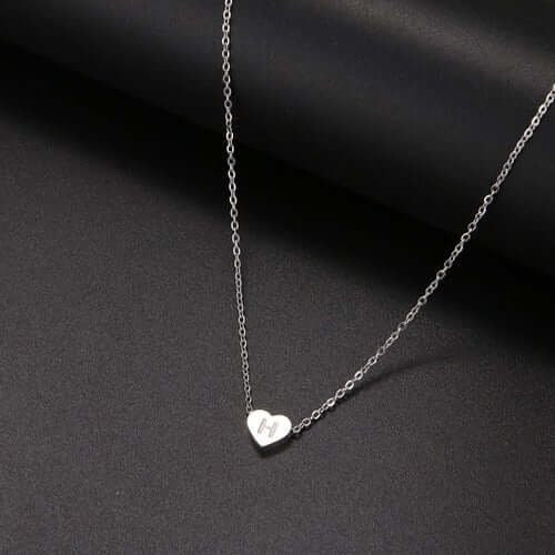 LN009:Hip-Hop Style Classic Heart Letter Pendet Neckalce For Women and Men