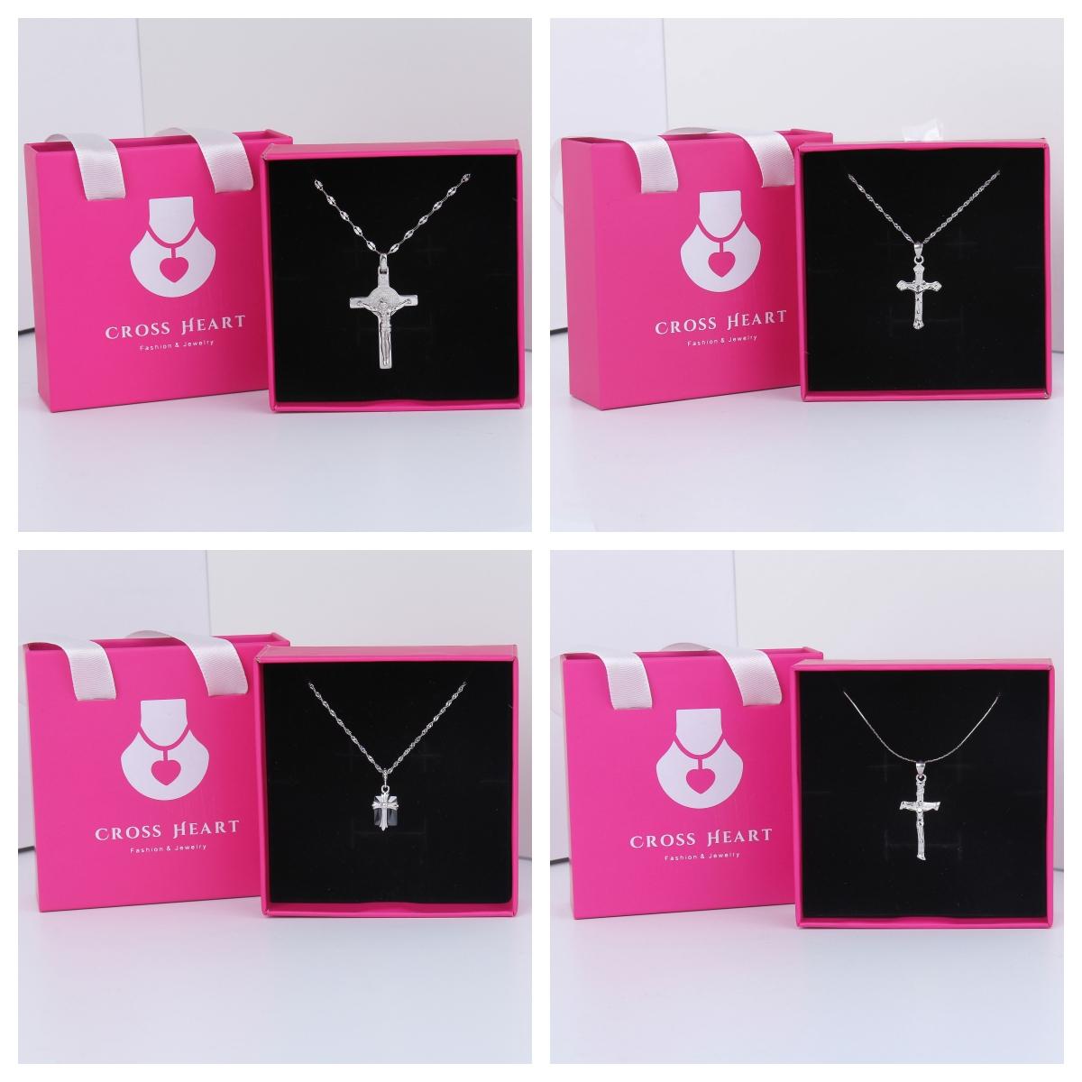 Women's S925 Sterling Silver Cross Necklace Collection – Timeless and Elegant Designs, Available in 15 Distinct Styles, Perfect for Everyday Wear or Special Occasions, Ideal Gift.