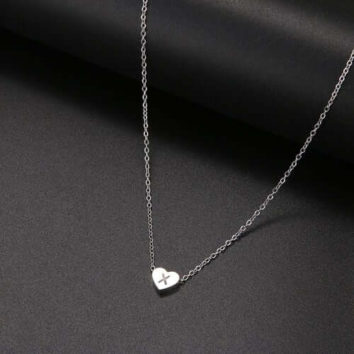 LN009:Hip-Hop Style Classic Heart Letter Pendet Neckalce For Women and Men