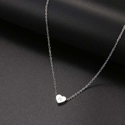 LN009:Hip-Hop Style Classic Heart Letter Pendet Neckalce For Women and Men