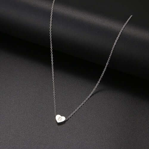 LN009:Hip-Hop Style Classic Heart Letter Pendet Neckalce For Women and Men