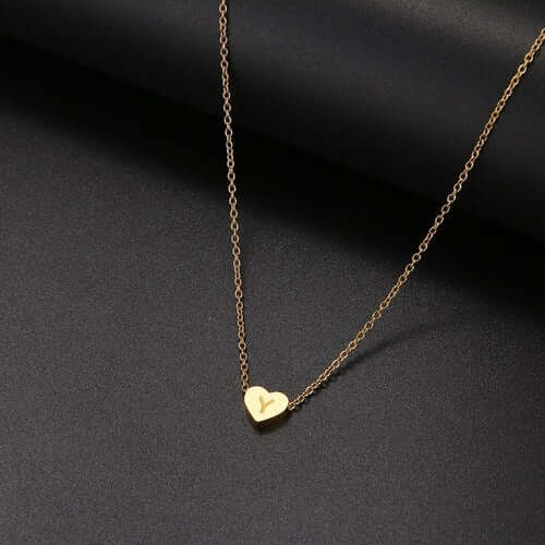 LN009:Hip-Hop Style Classic Heart Letter Pendet Neckalce For Women and Men
