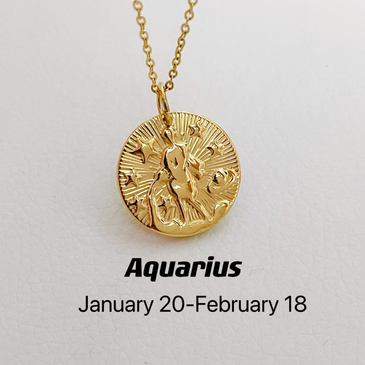 CN003:Dainty Zodiac Necklace for Women Zodiac Sign Necklaces Chain Necklaces For Women and Men