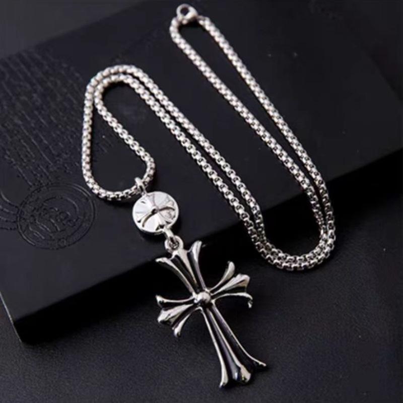 Cross Necklace with  Superior Quality Pendant for Men and Women, Nontarnish stainless steel, color not fade