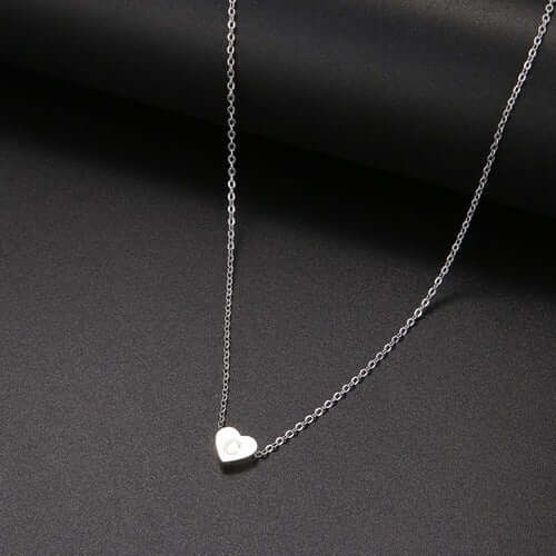 LN009:Hip-Hop Style Classic Heart Letter Pendet Neckalce For Women and Men