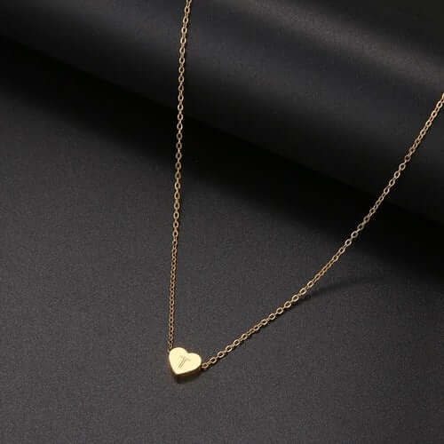 LN009:Hip-Hop Style Classic Heart Letter Pendet Neckalce For Women and Men
